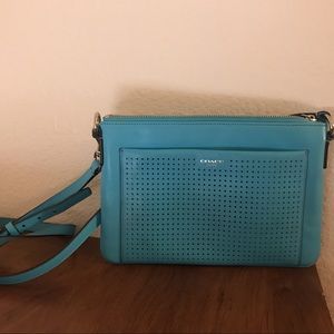 Coach should bag, Blue, never used, like new
